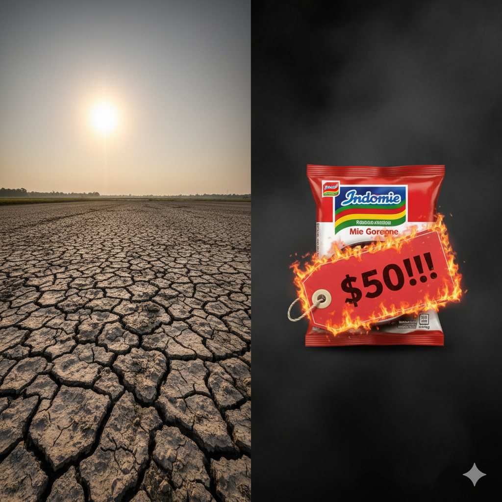 Harga Indomie & Beras ‘Gila’! RI Siap Hadapi Krisis Pangan?