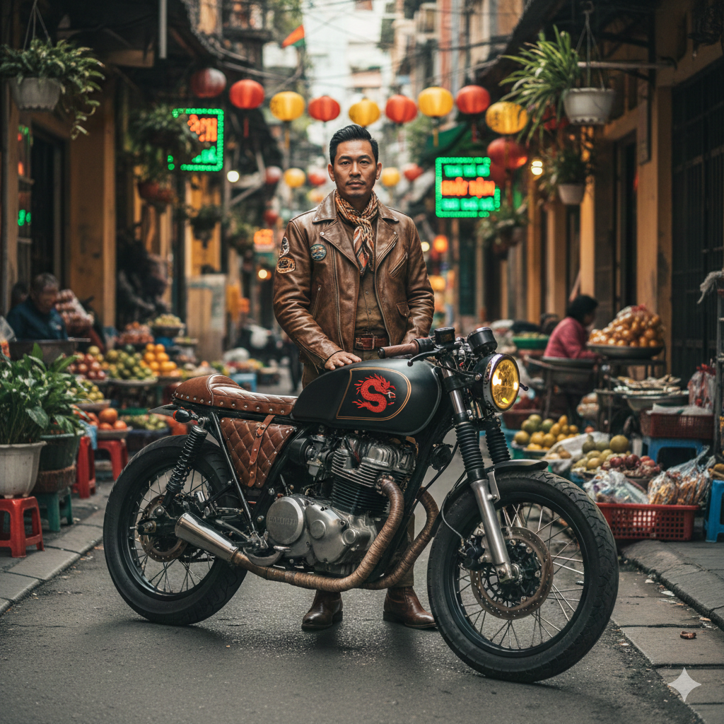 Tren Kustomisasi Sepeda Motor Retro di Vietnam dan Thailand.